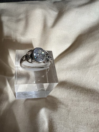 Stunning sterling silver clear - sterling,