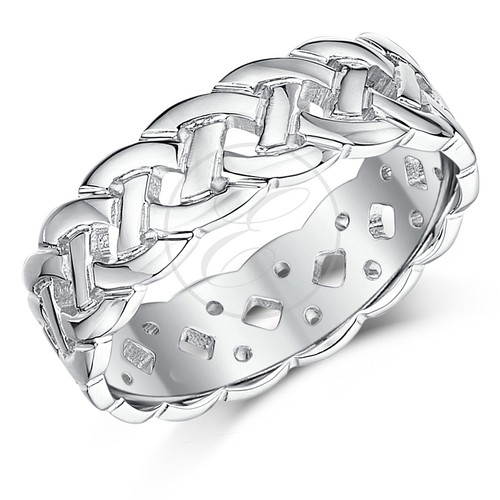 9ct celtic knot - knot, white