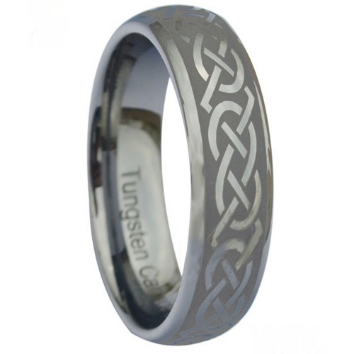 Solid 5mm black tungsten - black,