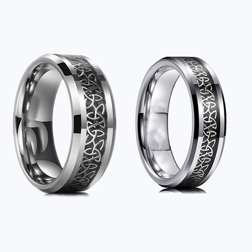 8mm tungsten celtic mens - 8mm,