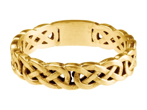 9ct gold celtic wedding - 9ct,