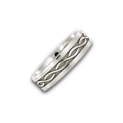 9ct white gold 5mm - white,