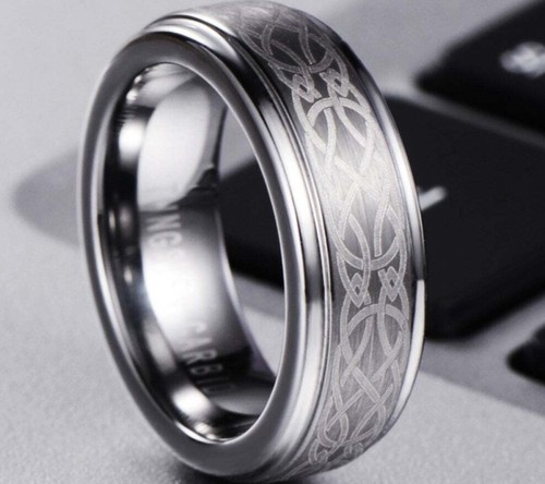 Celtic knot silver tungsten - celtic,