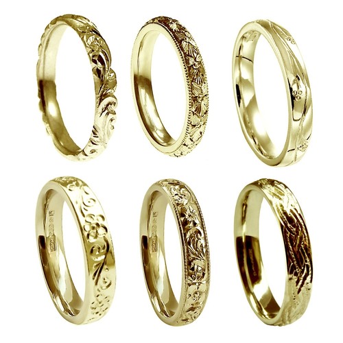 Hand engraved 18ct - engraved, gold