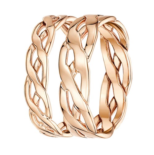 His hers 9ct rose gold - his,