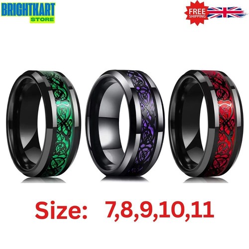 Men ring dragon celtic - men's,