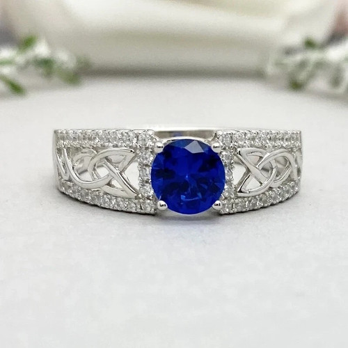 Celtic knot engagement ring - celtic,