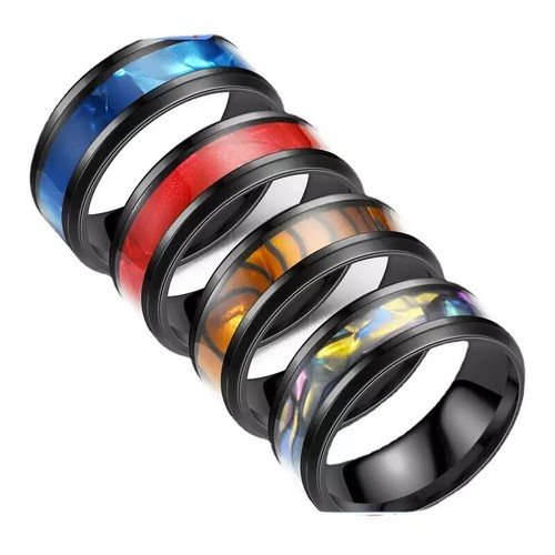 Mens rings titanium steel - steel, band