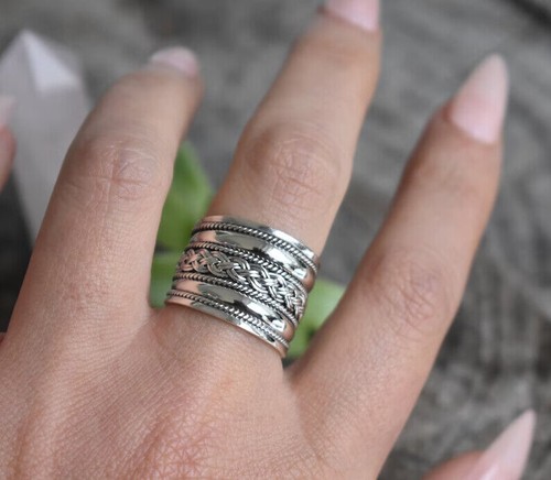 Wide celtic 925 sterling - wide,