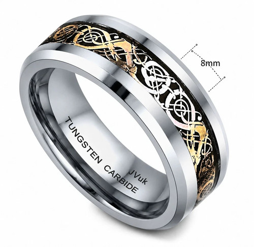 Tungsten carbide wedding band - carbide,