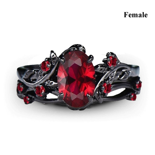 Celtic dragon couple rings - dragon,