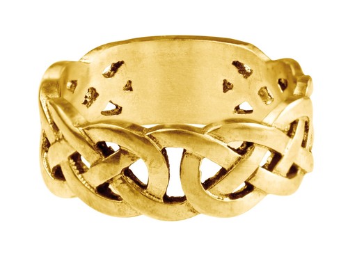 9ct gold celtic - 9ct, ring