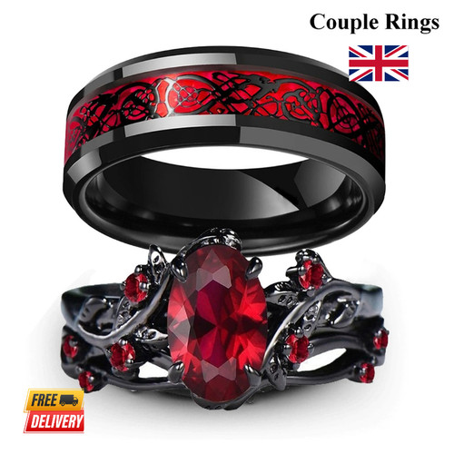 Couple rings set stainless - couple,