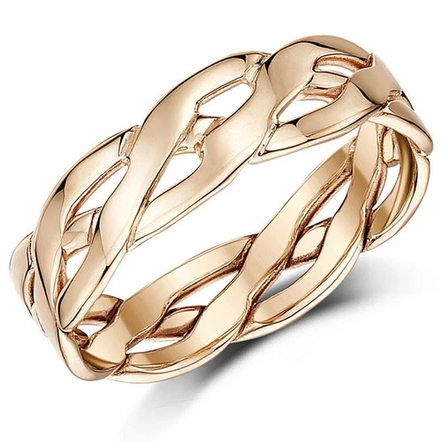 6mm 9ct rose gold - 6mm,