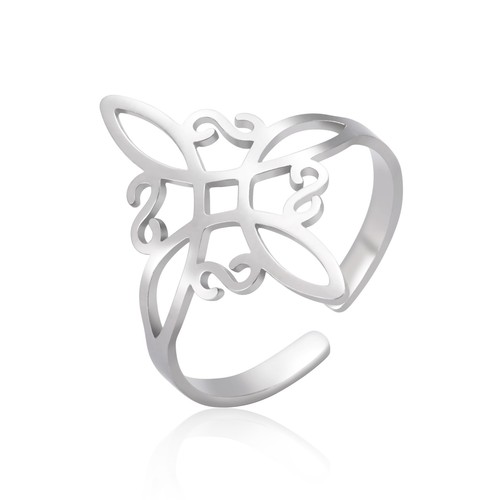 Witches knot ring cross - witches,