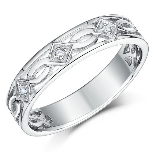 5mm 9ct white gold - 5mm,